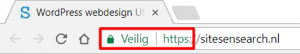 ssl certificaat groen slotje veilig